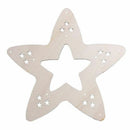DIY home wooden star Campanula baby crib children room decoration gift mode