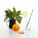 Reusable Stainless Steel Folding Drinking Straw Portable Collapsible Straw