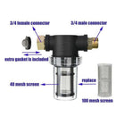 Garden Hose Filter for Pressure Washer Inlet Water, Inline Filter for Sedim