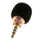 3.5mm Microphone for Mobile Cell Phone+Fur Microphone Windscreen Wind Muff