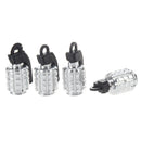 4 x Metal Grenade Design Car Motorcycle Bike Tire Tyre Valve Dust Caps Silv K1Q5