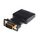 1Pc VGA to HDMI converter with audio full HD VGA to HDMI adapter LJ