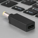 USB Type C Female To 5.5x2.5mm DC Plug Male Converter Power Adapter (Black) A