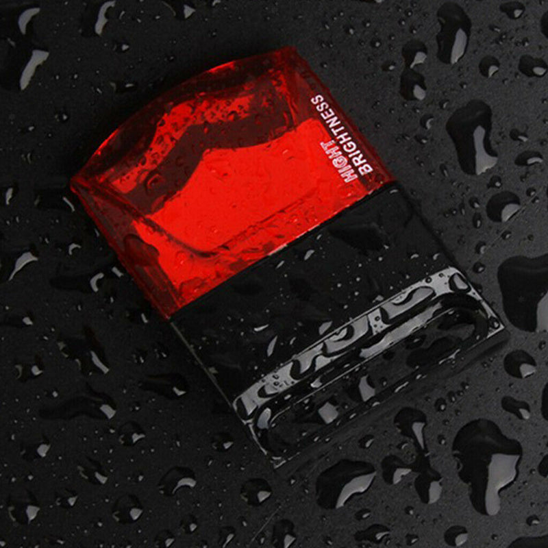 2Pcs Waterproof Self-Powered Bicycle Bike Taillight LED Rear Light Cycling