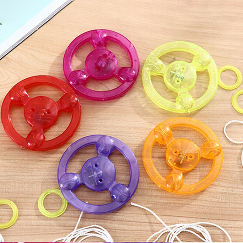 Flash Pull Line Led Flywheel Whistle Creative Classic toys for Children Gift Hn