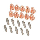 10 x PR0110 Electrode + 10 x PD0116-08 Nozzles for S25 S45 Plasma Cutter To