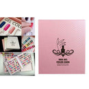 Salon Nail Art Display Book 120 Colors Tip Gel Polish Chart Book Pink