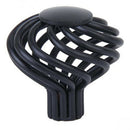 6 x Handle Drawer Knob / Wardrobe Door with Spiral Cage Design Diameter 3,4