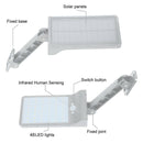 3 Mode Solar Power PIR Remote Control Motion Sensor LED Lamp Wall Light Outdoor