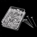 85pcs Clear Quilting Pins Artificial Diamond Head Sewing Pins for DIY Craft