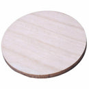 10 x Wooden Circle Shapes, Plain Wood Craft Tags 70mm (7cm)