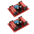 2 Packs 3 Way Speaker Crossover Audio Filters Frequency Divider  For Car Home