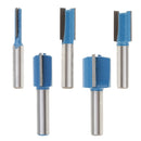 5Pcs Mortise/Template Trim Router Bit Milling Cutter 8mm Shank Cutting Tool