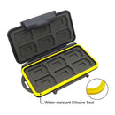 Water-Resistant 24 Slots Memory Card Carrying Cases Professional Anti-Shock