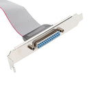 Motherboard DB25 1 Port Serial Parallel PCI Slot Header Cable Bracket  A