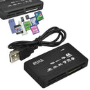 All in One USB External Memory Card Reader SD SDHC Mini Micro M2 MMC XD CF MS