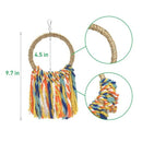 6 Pcs Parakeet Toys Bird Swing Chewing Toys Parrot Hammock Bell Parrot Chew