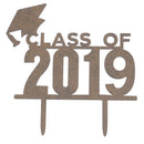 Congrats Grad Cake Topper Black Class LJf 2019 Acrylic Cake Picks Cake Topper .