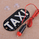 Car Yellow 12V 45 LED Cab Taxi Roof Sign Light Inside Windscreen Lamp 1.5M Cable