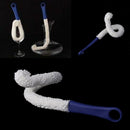 Flexible Long Neck Foam Tipped Wine Bottle Brush Glass Decanter Washing Scrubber