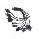 2 x Fast USB Charging Cable Universal 10 in 1 Multi Function Phone Cord Charger