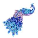 DIY Peafowl Diamond Painting Luminous Switch Stickers Kitchen Wall Decals