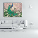Painting By Numbers Kit DIY Peafowl Digital Oil Canvas Wall Art Home Decor