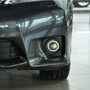 2x 2.5'' 15W Car White COB LED Projector Angel Eyes Blue Ring DRL Fog Light L^SE