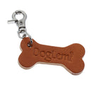 Premium Bone Shaped Pet Aluminum ID Tags Keychain - Dogs Cats Necklace Collar
