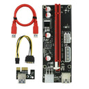 Ver009S Pci Express Riser Card M2 1X 16X Dual 6Pin 4Pin Power Pci-E Exte Ca