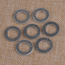 Pack of 50 Car Engine Oil Drain Plug Crush Washers O Rings 12mm ID. 20mm OD.