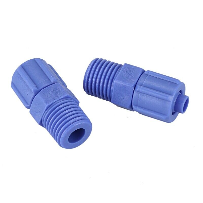 5Pcs 1 / 4BSP External Pneumatic Air Hose Quick Connector 8mm OD