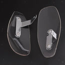 1 Pair Motorcycle Plastic Hand Guard Cold Wind Deflector Shield Transparent