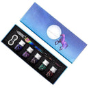 Creative Crystal Glass Dip Signature Pen Filling Ink Holder Pen Pens W/ Fou T2D0
