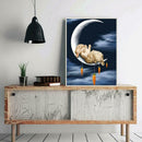 5D DIY Full Drill Diamond Painting Cross Stitch Embroidery Kit (Rabbit)