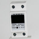 Backlit Single Phase Two Wire Lcd Digital Display Wattmeter Power Consumpti