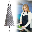 Simple Unisex Apron Adjustable Cotton Waterproof Kitchen Chef Cook Pinafore AU