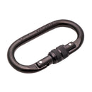 Alloy Steel Screw Locking Carabiner Outdoor Rock Climbing Hook CE Certified.