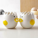 Egg Yolk Props Separator Creative Ceramic Cartoon Kitchen Gadget Sieve Tool