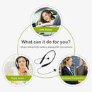 733 Wireless Bluetooth Earphones Headphones Sport Earbuds Support Tf Card B