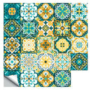 24pcs PVC Waterproof Self-adhesive Oil Proof Tile Stickers (10x10cm ET103) A