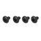 2pcs Right Side Inner Front Door Panel Pull Trim+Cover for  E90 E91 (Black)