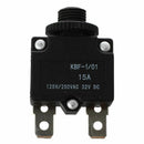 AC125/250V 15A Push Reset Button Circuit Breaker Overload Protector B9Q6