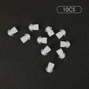 10pcs Silicone Air Duct Transparent Earphone Earpieces Earbud Earplug Heads A