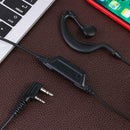2Pin Earpiece Earphone Headset PTT Mic K Type for TC368 TC370 Baofeng UV5R