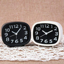 Non Ticking Alarm Clock, Battery Powered Bedside Clock Silent Simple to Set