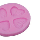 Cake mold love pattern candy silicone chocolate mold handmade soap pudd N Gw