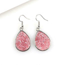 Fashion Women Oval Rhinestone Dangle Ear Hook Water Drop Earrings Jewelry A