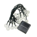 20 LED 4.8M Crystal Ball Solar Powered Outdoor Fairy String Lights for Gard
