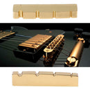 42mm Slotted Brass Metal String Nut for 4-String Electric Bass Guitar Part